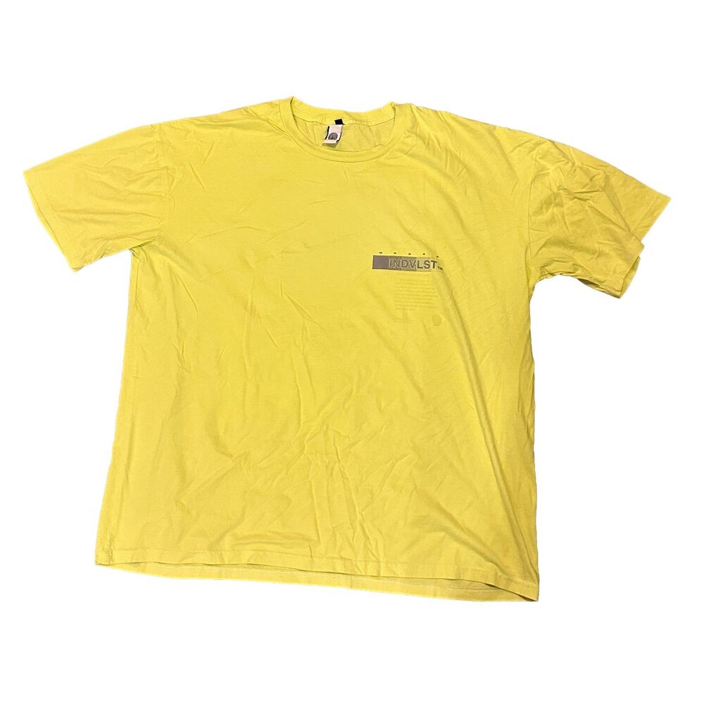 Individualist Graphic Tee - size XXL -bright yellow - Amazing Print graphics